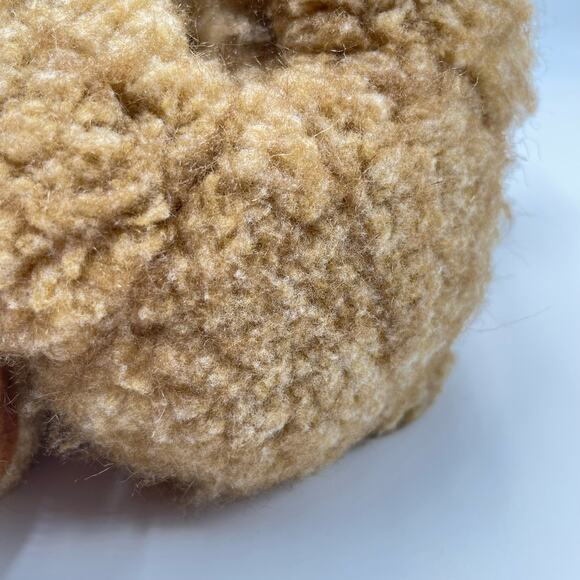 Vintage Mary Meyer 1996 Plush MOCHA MOOSE Bean Bag Curly Stuffed Velvet BE8L78 - Picture 8 of 10